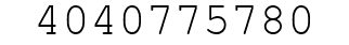 Number 4040775780.