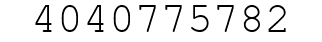 Number 4040775782.