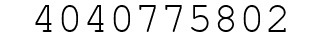Number 4040775802.