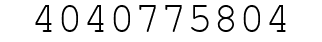 Number 4040775804.