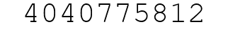 Number 4040775812.