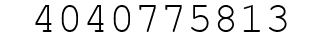 Number 4040775813.