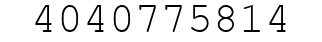 Number 4040775814.