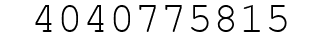 Number 4040775815.