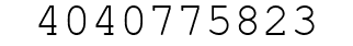 Number 4040775823.