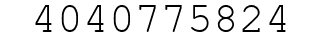 Number 4040775824.
