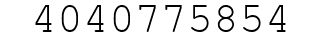 Number 4040775854.