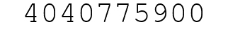 Number 4040775900.