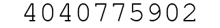 Number 4040775902.