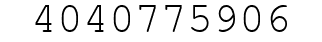 Number 4040775906.