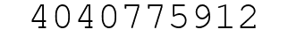 Number 4040775912.