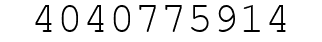 Number 4040775914.