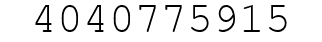 Number 4040775915.