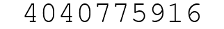 Number 4040775916.