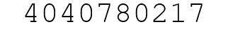 Number 4040780217.