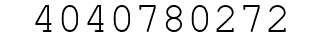 Number 4040780272.