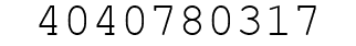 Number 4040780317.