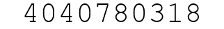 Number 4040780318.