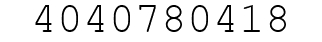 Number 4040780418.