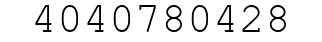 Number 4040780428.