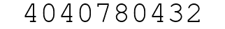 Number 4040780432.