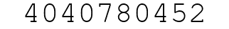 Number 4040780452.