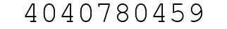 Number 4040780459.