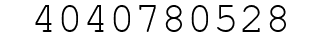 Number 4040780528.