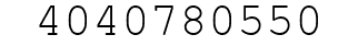 Number 4040780550.