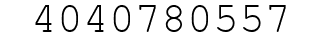 Number 4040780557.