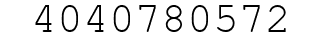 Number 4040780572.