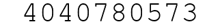 Number 4040780573.