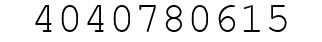 Number 4040780615.
