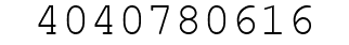 Number 4040780616.