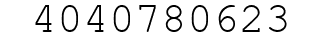 Number 4040780623.