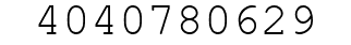 Number 4040780629.