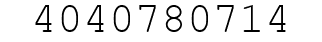 Number 4040780714.
