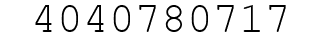 Number 4040780717.