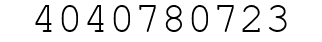 Number 4040780723.