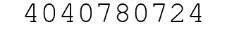 Number 4040780724.