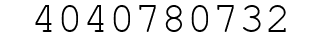 Number 4040780732.