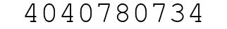 Number 4040780734.