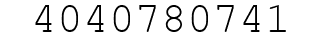 Number 4040780741.