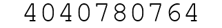 Number 4040780764.