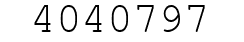 Number 4040797.