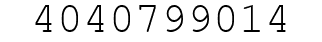 Number 4040799014.