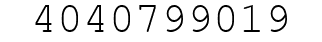 Number 4040799019.