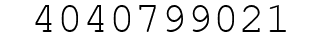 Number 4040799021.