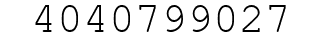 Number 4040799027.