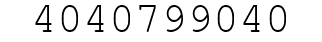Number 4040799040.